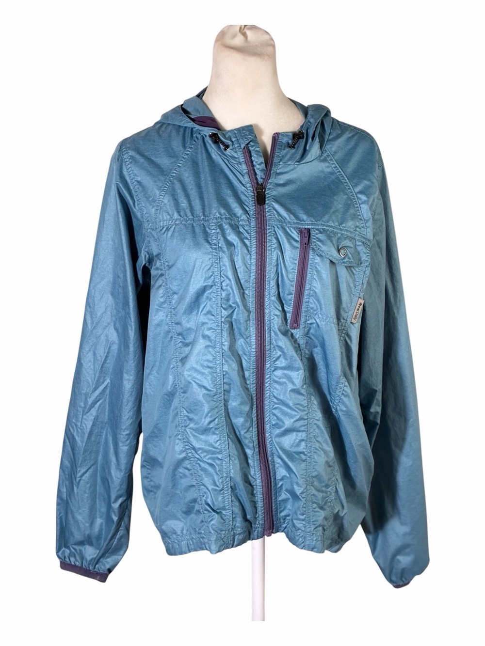 Club Ride full zip cycling windbreaker jacket Sz Medium